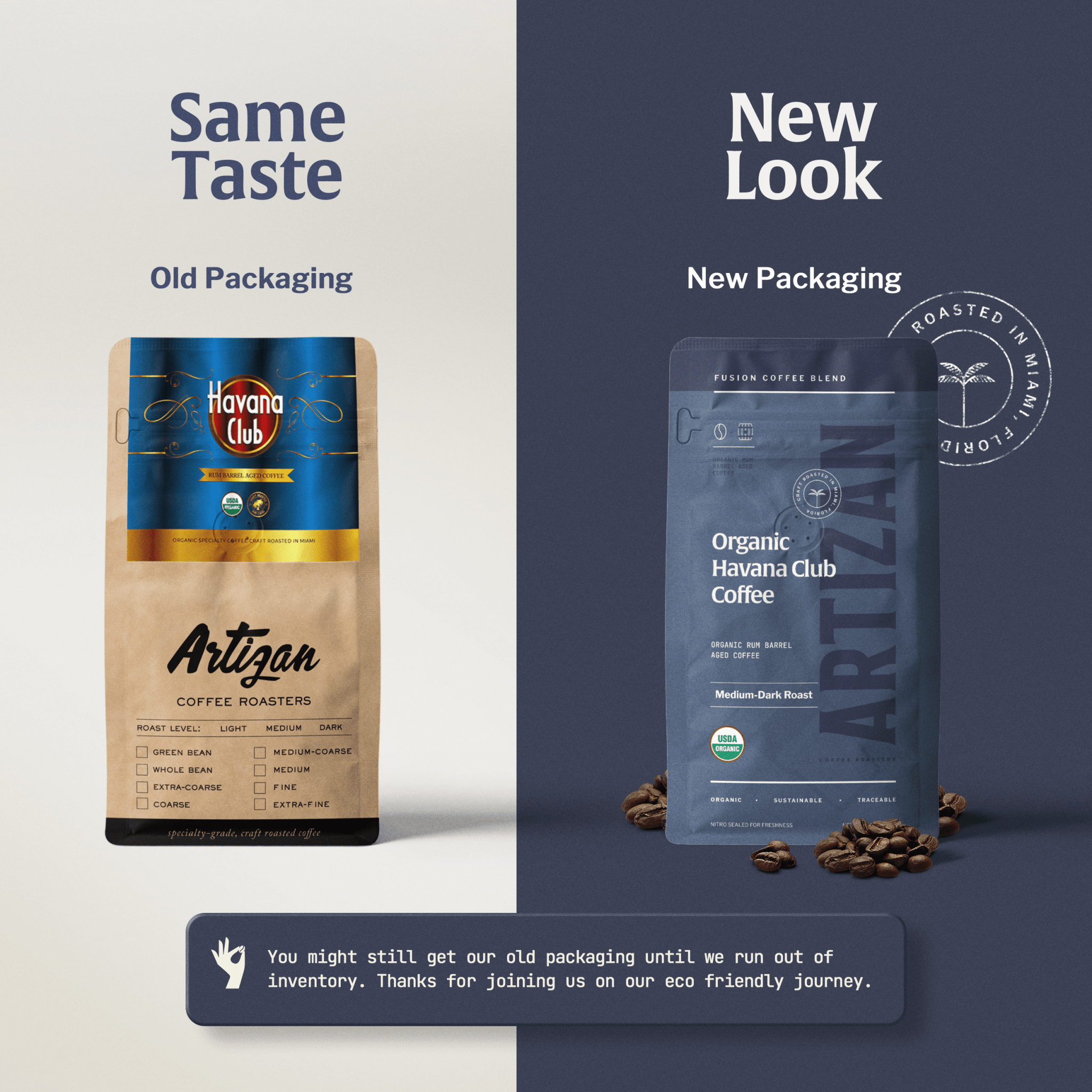 Organic Havana Club Rum Barrel Aged Coffee - Beans & Ground | Altohaus