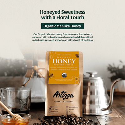 Organic Manuka Honey Coffee Rx - Beans & Ground | Altohaus