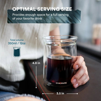 Double Wall Coffee Tasting Glass - 350mL/12oz - Cups | Altohaus