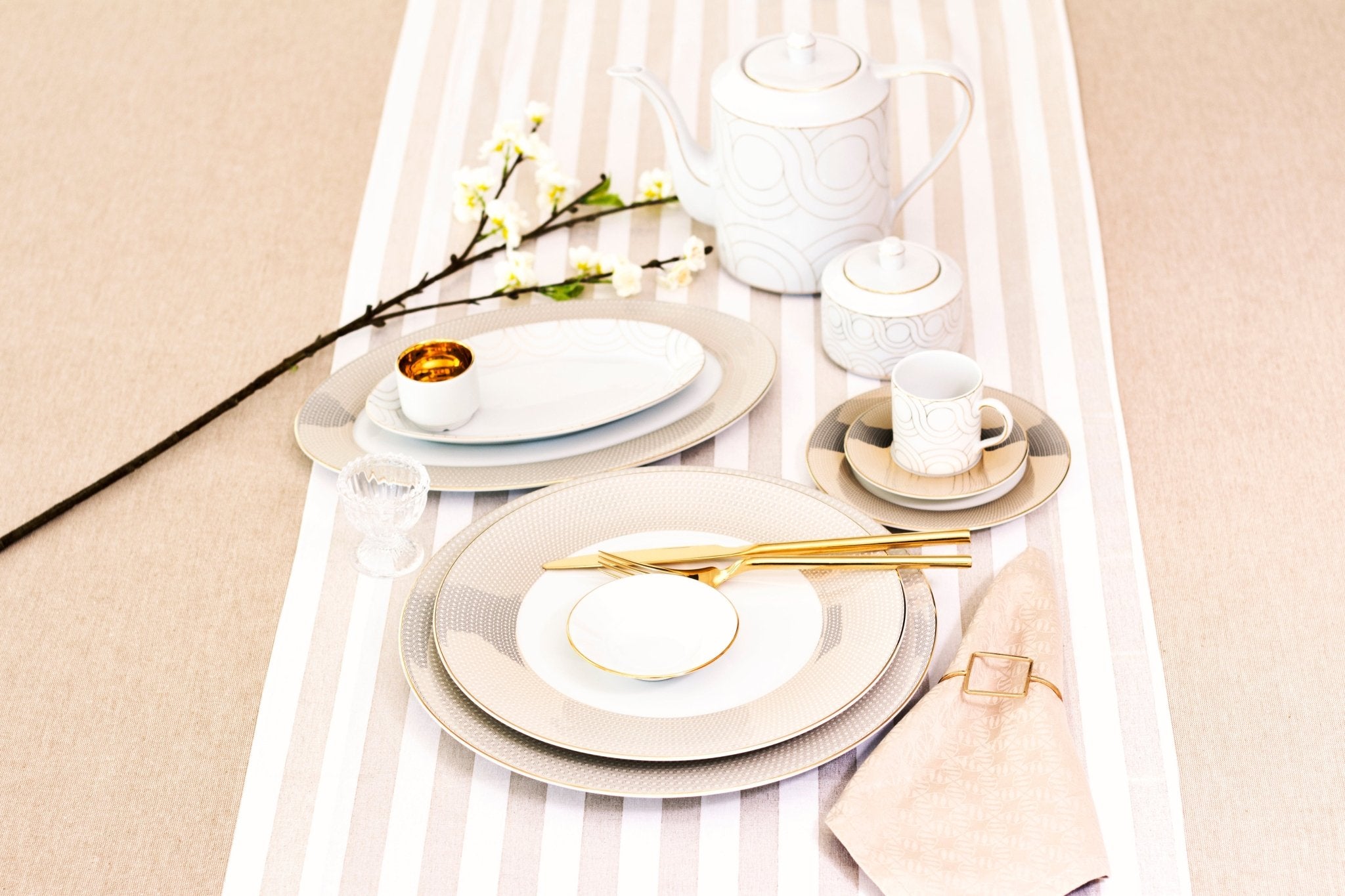 Infinity Espresso Cup + Saucer (Set of 4) - Cups & Drinkware | Altohaus
