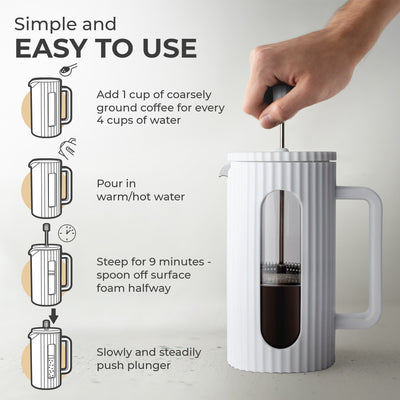 Glass French Press (800ml), KF1114 - Brewers & Pour - Over | Altohaus