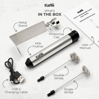 Handheld Milk Frother (USB Rechargeable), KF6022 - Milk Frothers | Altohaus