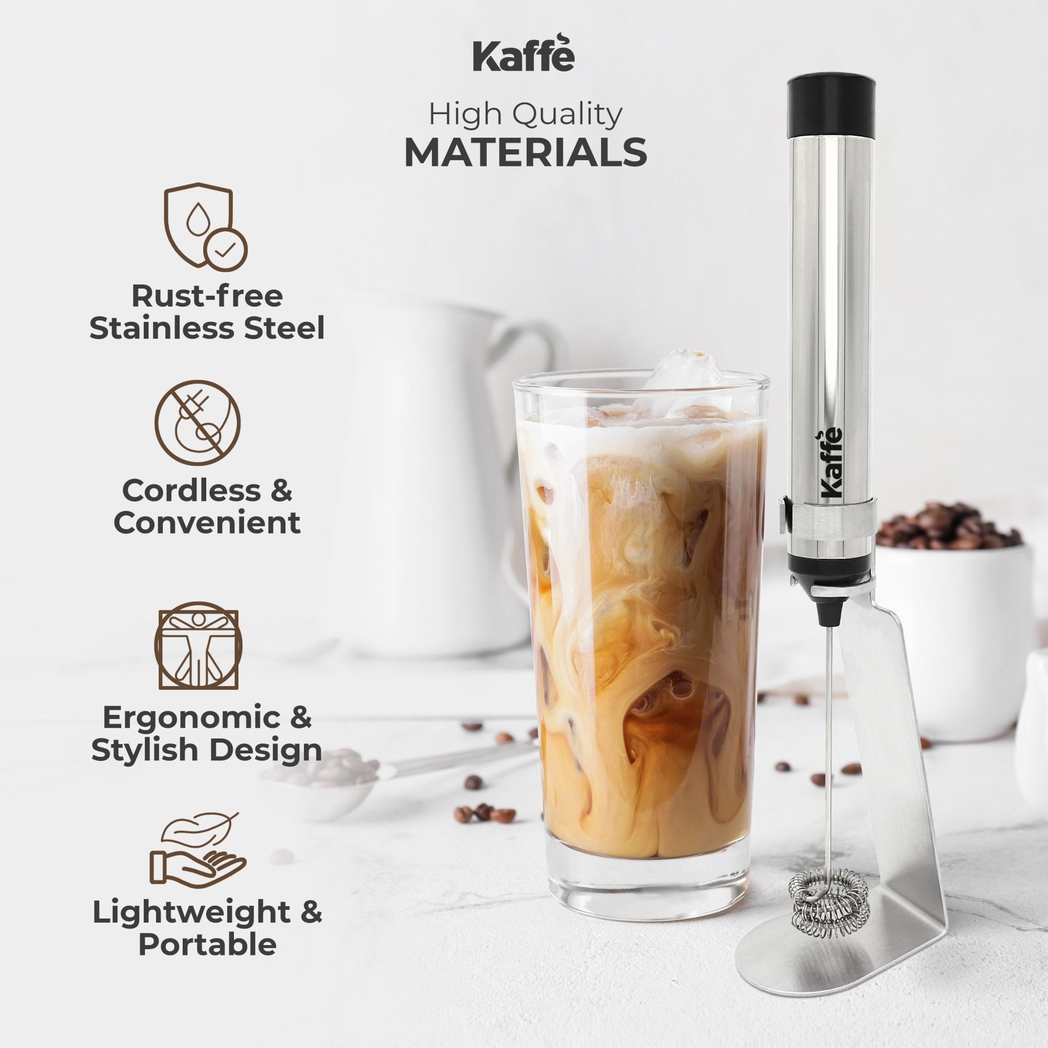 Handheld Milk Frother (USB Rechargeable), KF6022 - Milk Frothers | Altohaus