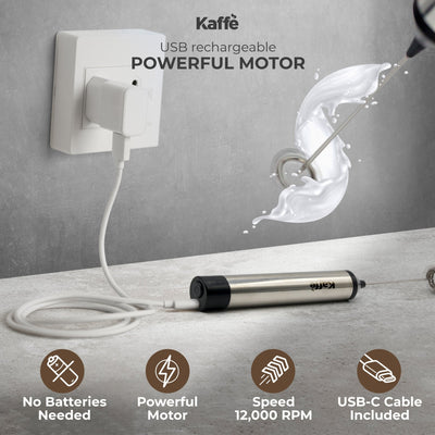 Handheld Milk Frother (USB Rechargeable), KF6022 - Milk Frothers | Altohaus