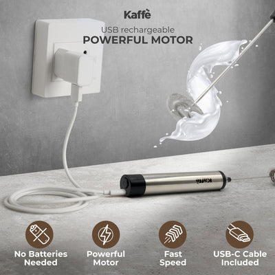 Handheld Milk Frother (USB Rechargeable), KF6022NS - Milk Frothers | Altohaus