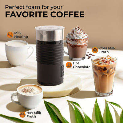 Pour - in Milk Frother w/ Silicone Base, KF6061 - Milk Frothers | Altohaus
