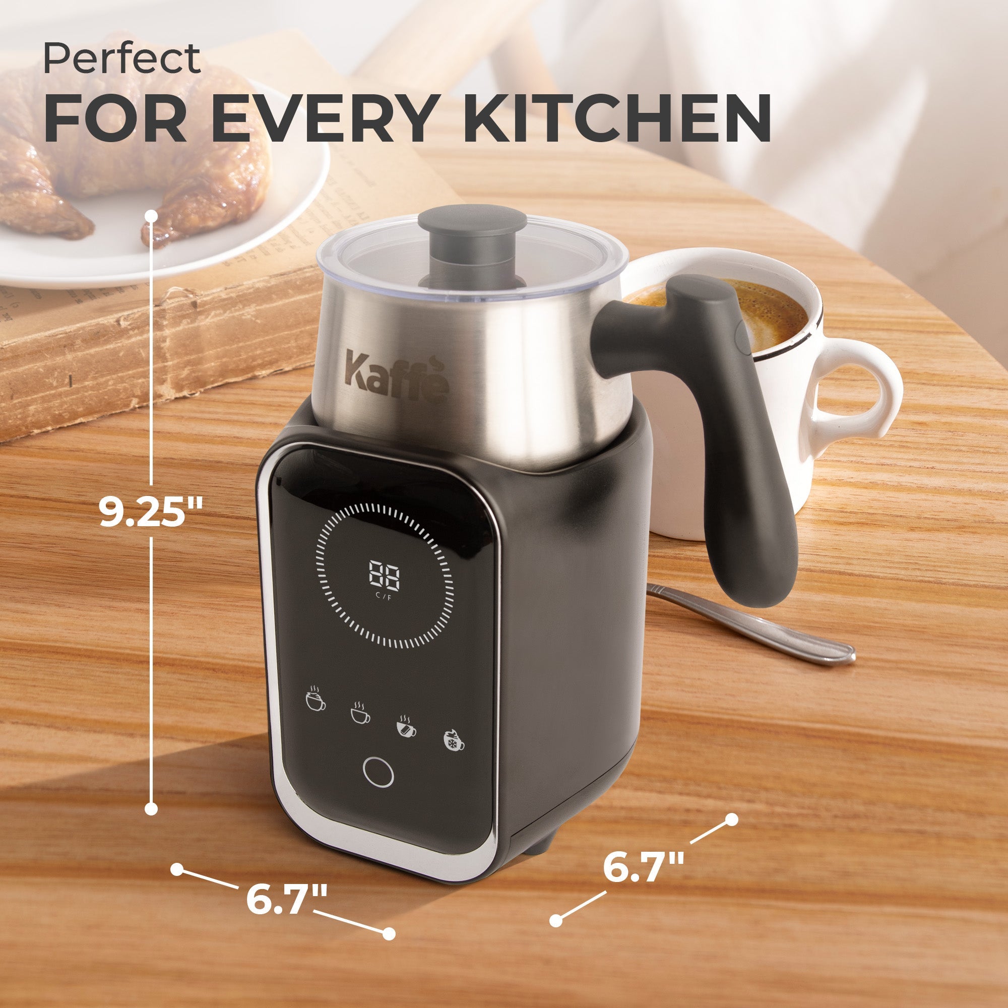Pour - in Premium Milk Frother w/ Digital Screen, KF6075 - Milk Frothers | Altohaus