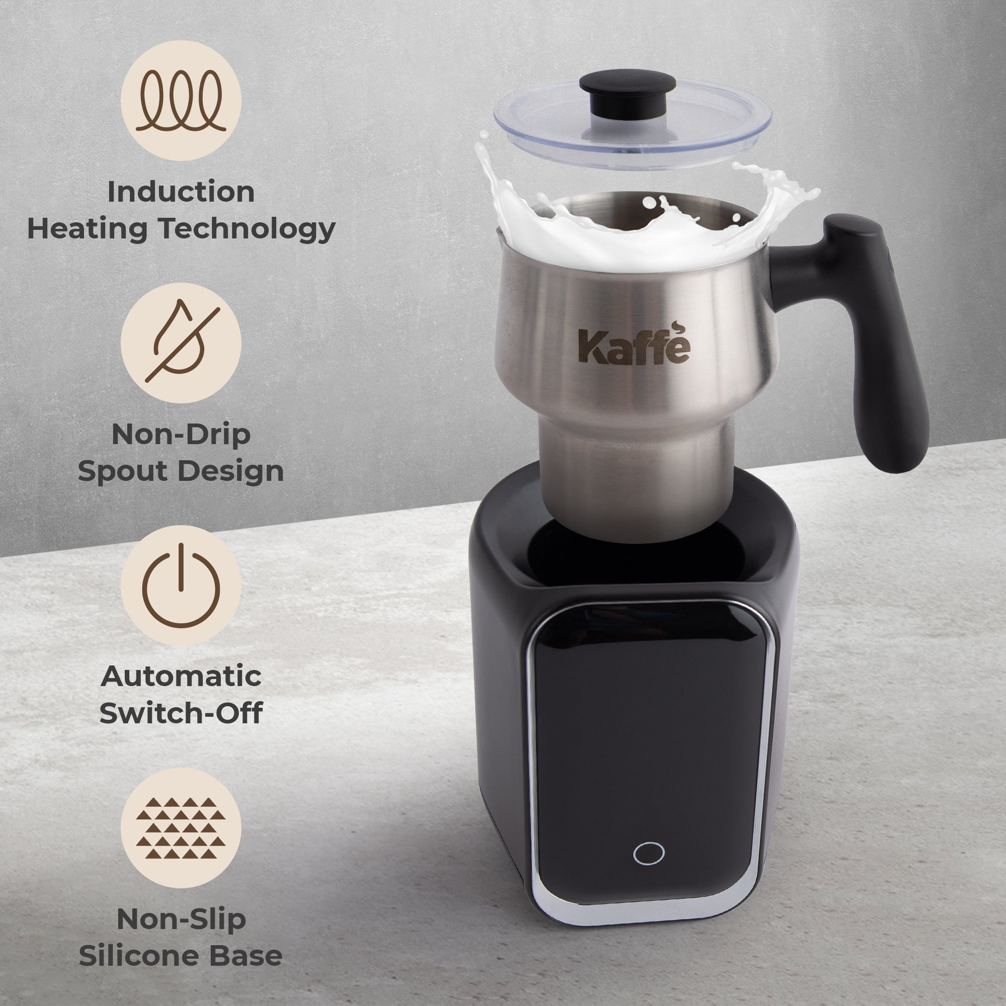 Pour - in Premium Milk Frother w/ Digital Screen, KF6075 - Milk Frothers | Altohaus