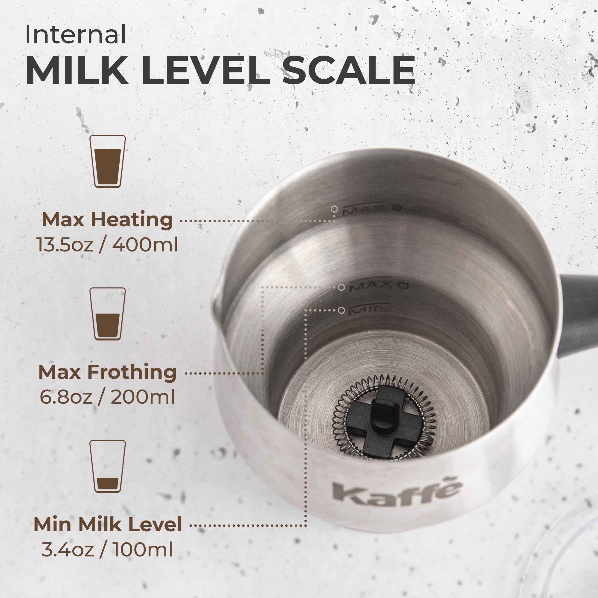 Pour - in Premium Milk Frother w/ Digital Screen, KF6075 - Milk Frothers | Altohaus