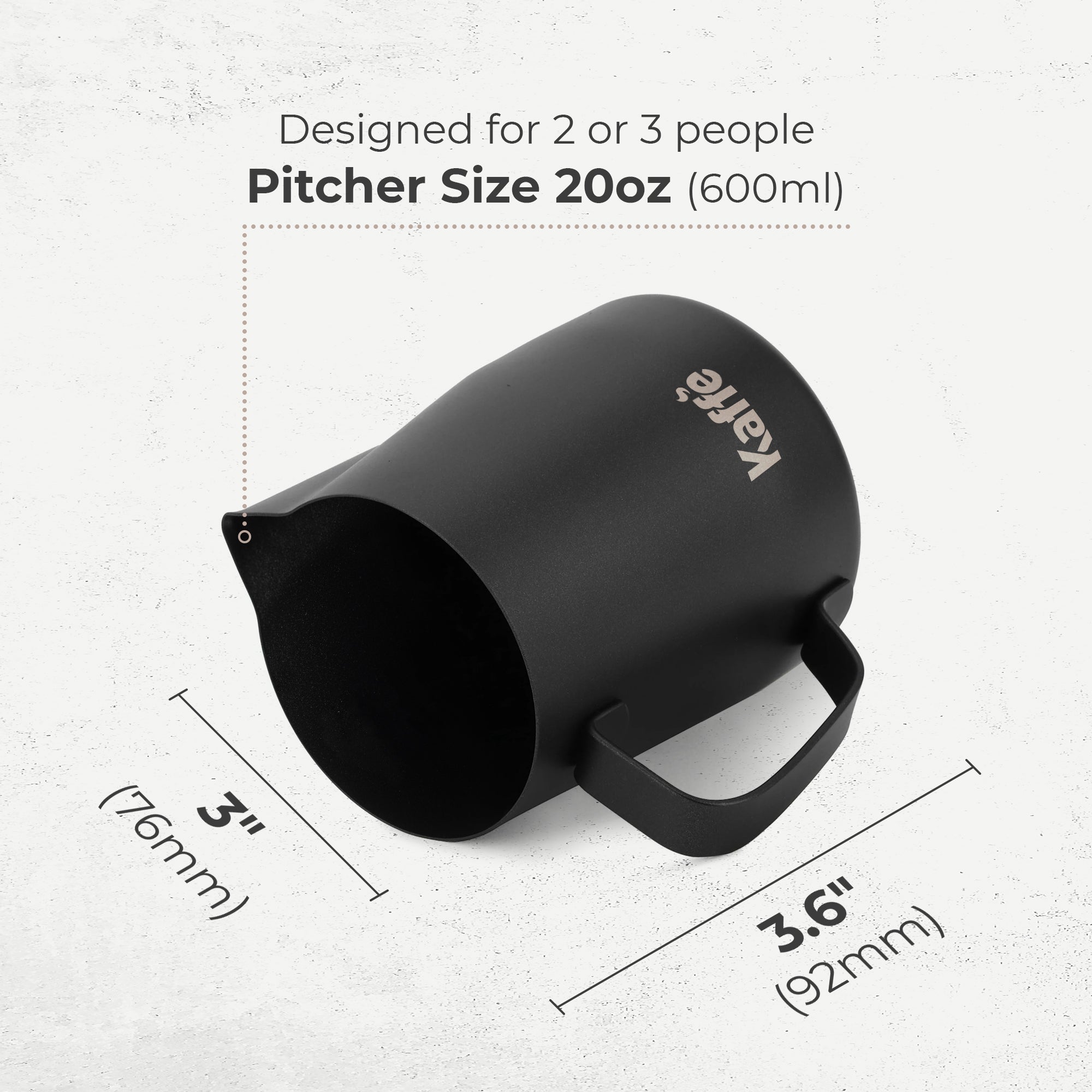 Milk Frothing Pitcher (20oz / 600ml) - Coffee Accessories | Altohaus