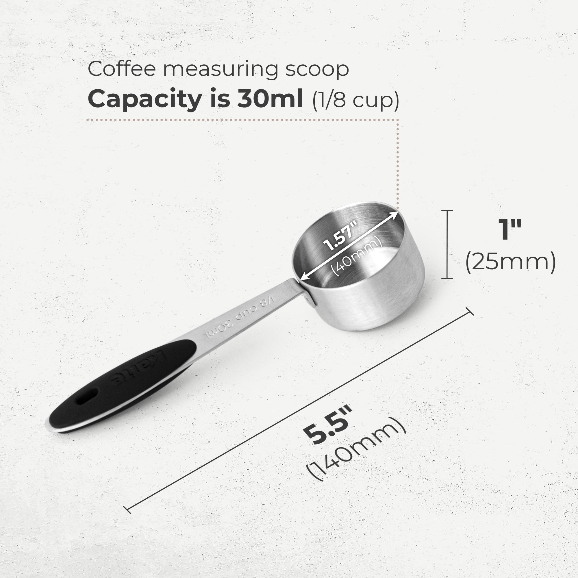 Coffee Measuring Spoon (1/8 cup), KFMS01 - Accessories | Altohaus
