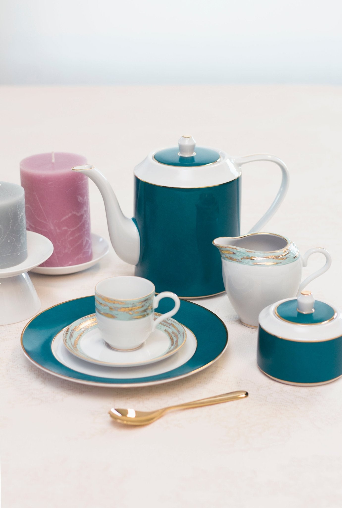 Louise Espresso Cup + Saucer (Set of 4) - Cups & Drinkware | Altohaus