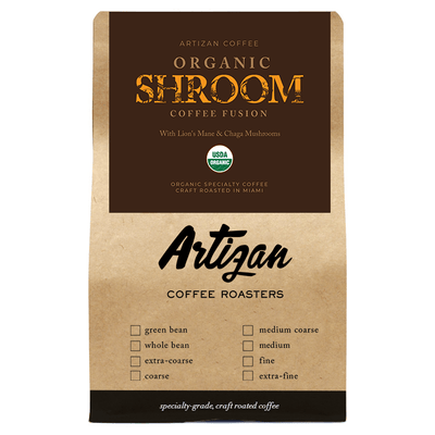 Organic Mushroom Coffee Fusion - Lion's Mane & Chaga - Beans & Ground | Altohaus