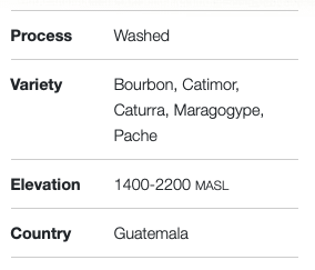 Guatemala Santa Rosa - Rosted Coffee | Altohaus