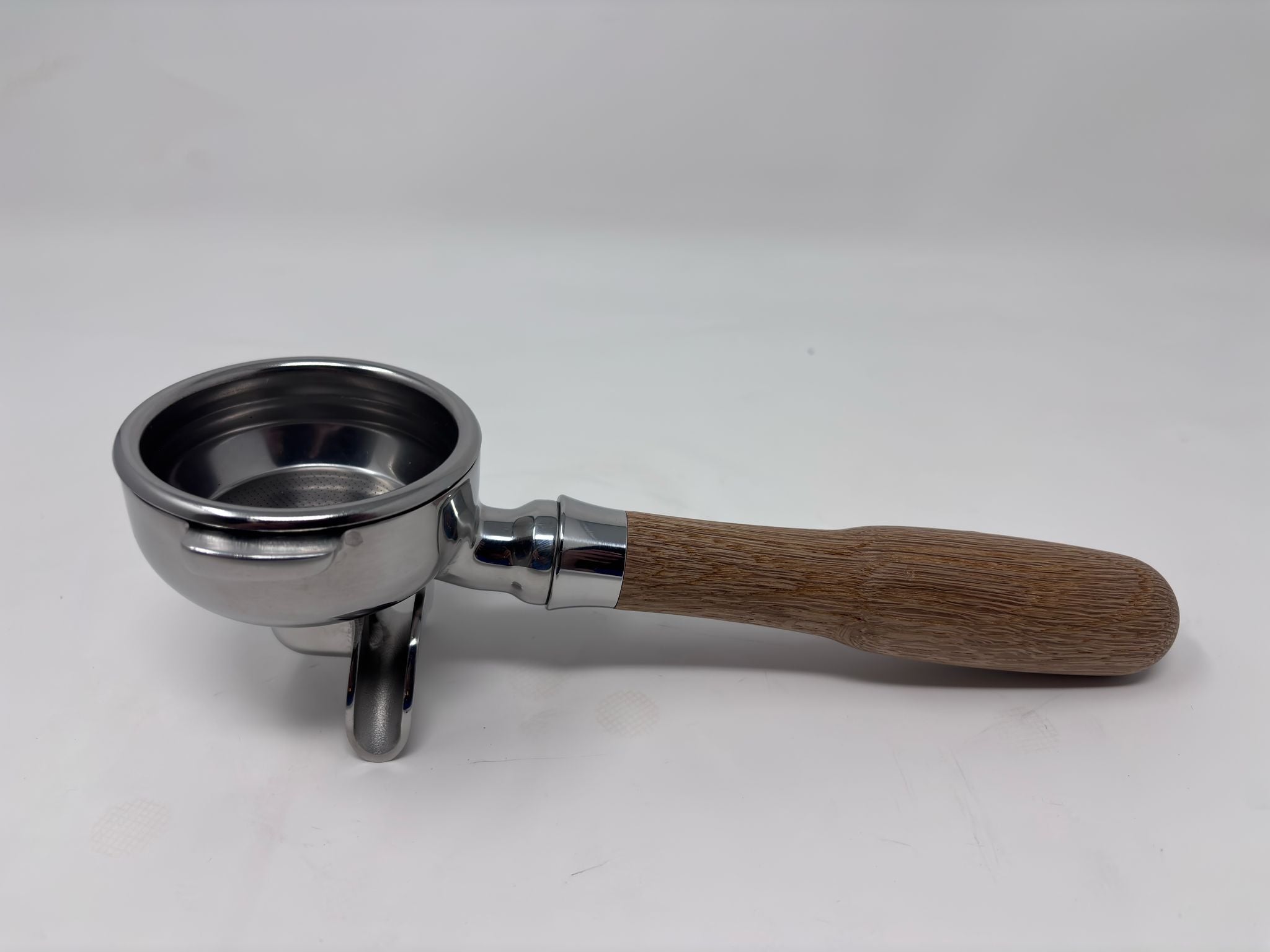 58mm Double Spout Portafilter with Wood Handle - Accessories | Altohaus
