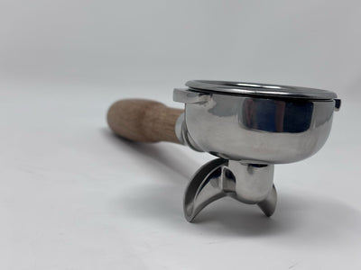 58mm Double Spout Portafilter with Wood Handle - Accessories | Altohaus