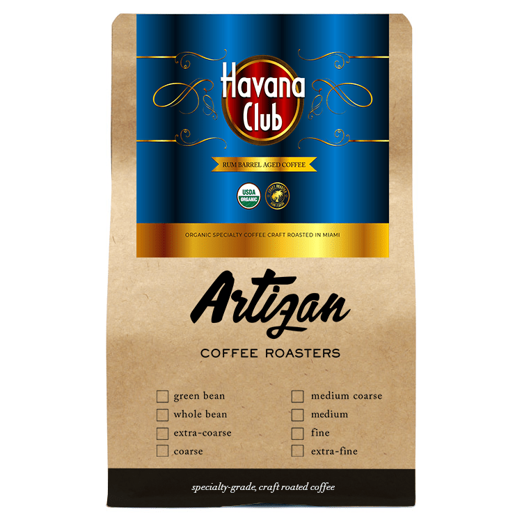 Organic Havana Club Rum Barrel Aged Coffee - Beans & Ground | Altohaus