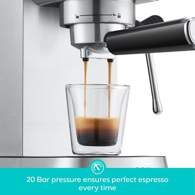 CASABREWS CM5418 Compact Espresso Machine - Silver - Espresso Machines | Altohaus