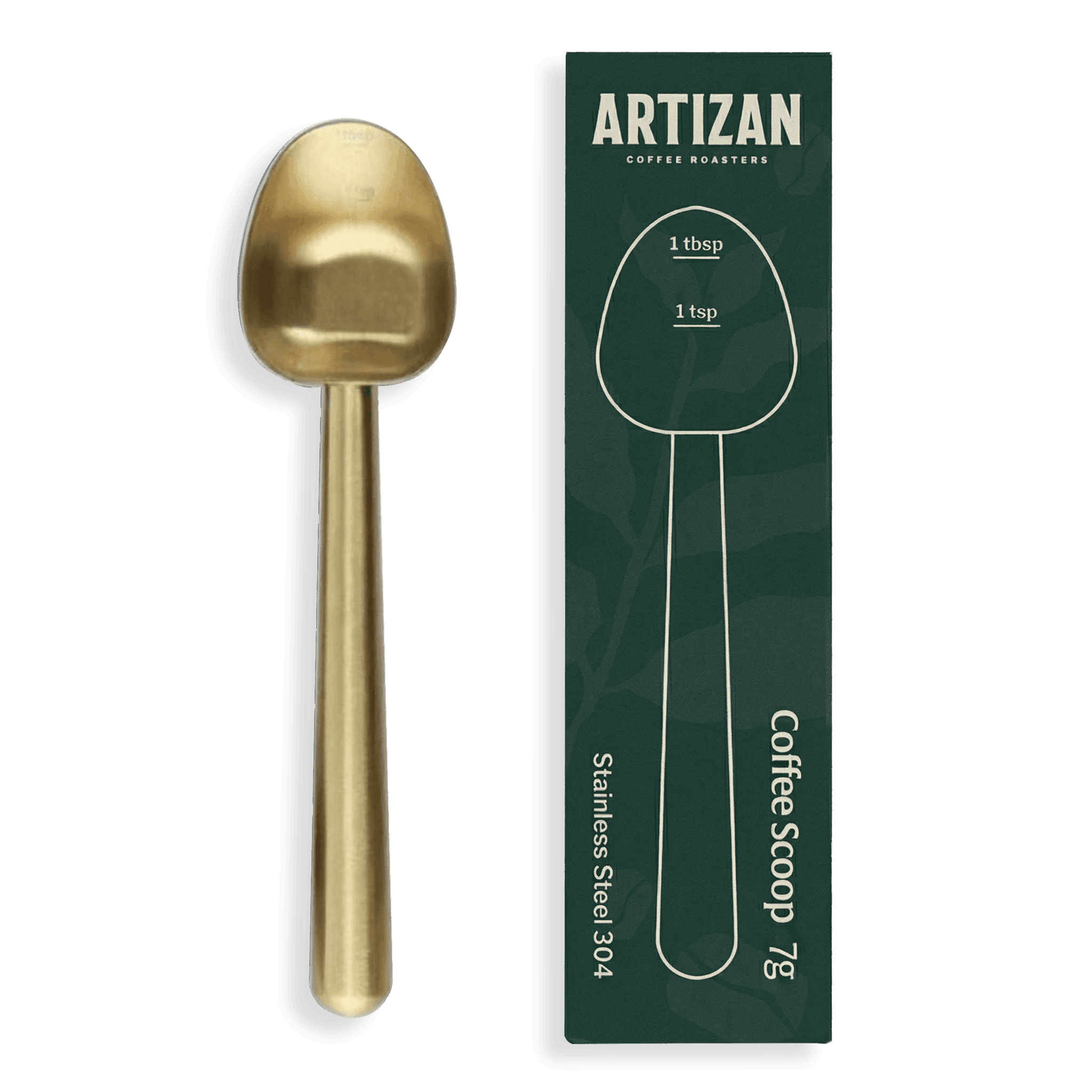 Artizan Coffee 1 Tbsp Coffee Measuring Scoop, Stainless Steel Copper Scoop for Ground Coffee, Beans, Tea & More - 7g, 17 cm Long Handle - Barista Tools | Altohaus