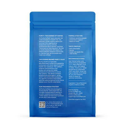 CALM: Decaf Ground Coffee - Whole Bean Coffee | Altohaus
