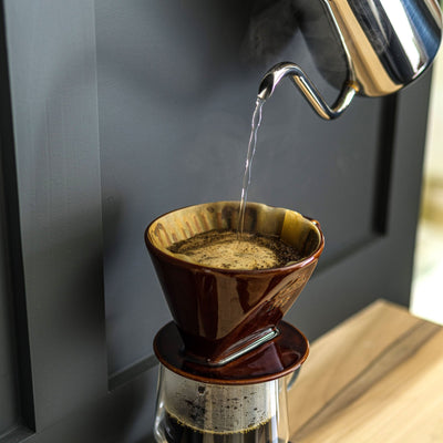 Kalita Style 102 Ceramic Coffee Dripper - Brown - Pour - Over Dripper | Altohaus
