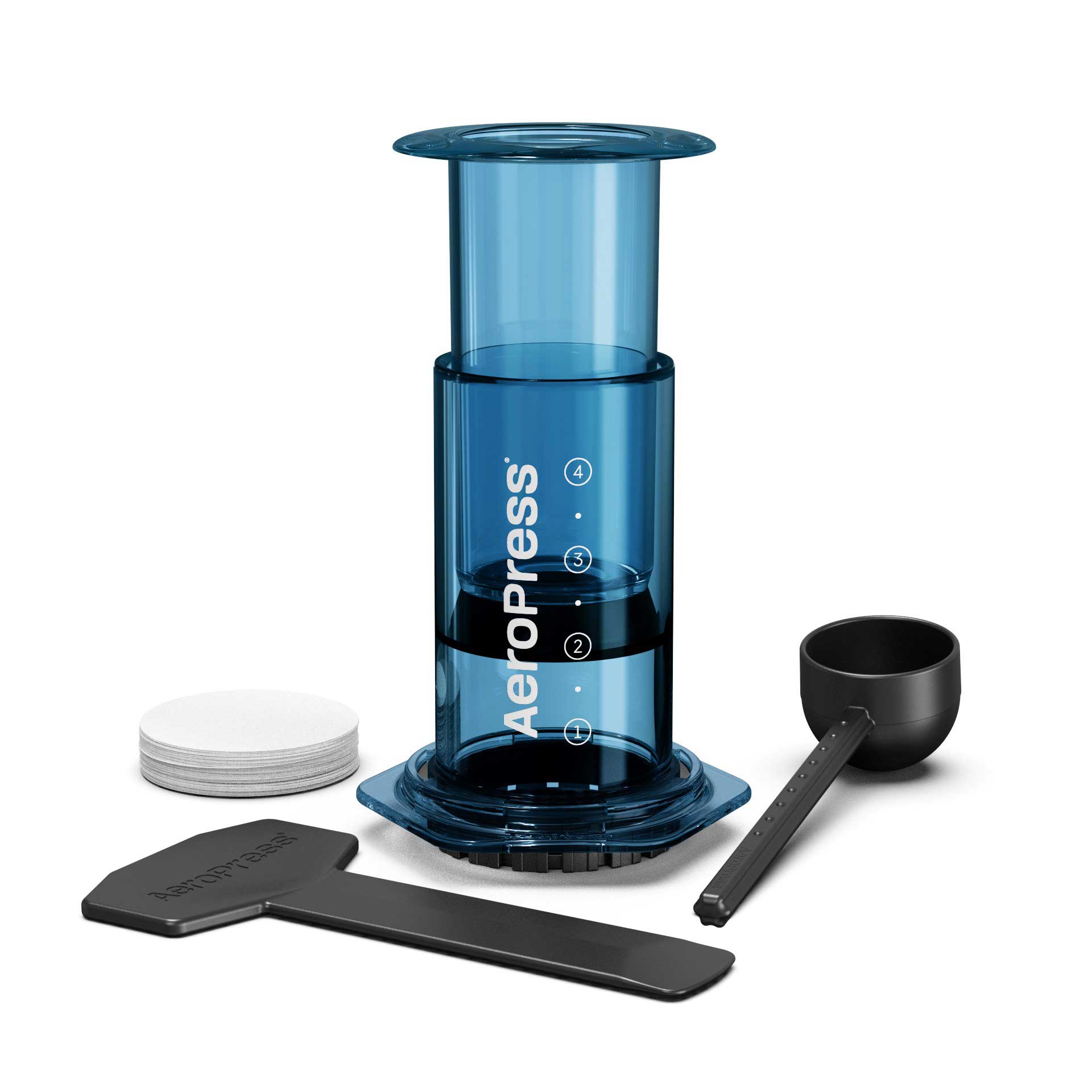 AeroPress Clear Coffee Maker - Blue - Coffee Brewer | Altohaus