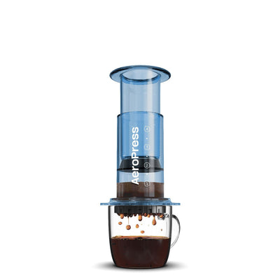 AeroPress Clear Coffee Maker - Blue - Coffee Brewer | Altohaus