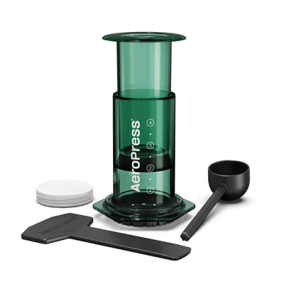AeroPress Clear Coffee Maker - Green - Coffee Brewer | Altohaus