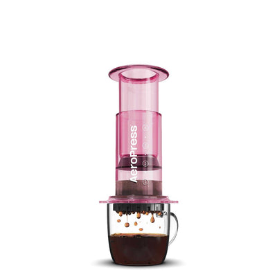 AeroPress Clear Coffee Maker - Pink - Coffee Brewer | Altohaus