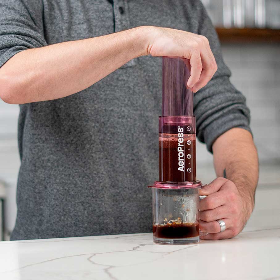 AeroPress Clear Coffee Maker - Pink - Coffee Brewer | Altohaus