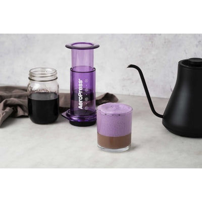 AeroPress Clear Coffee Maker - Purple - Coffee Brewer | Altohaus