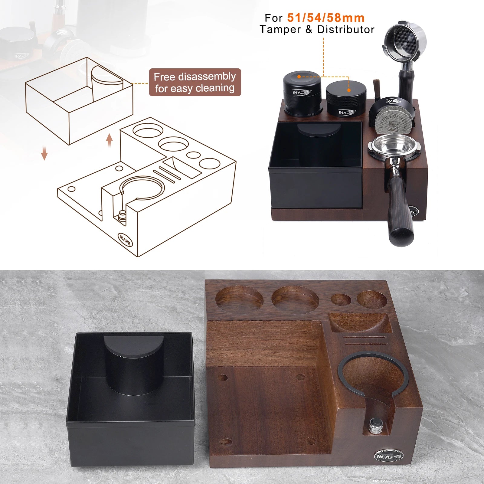 V5 Espresso Knock Box & Organizer - Accessories | Altohaus