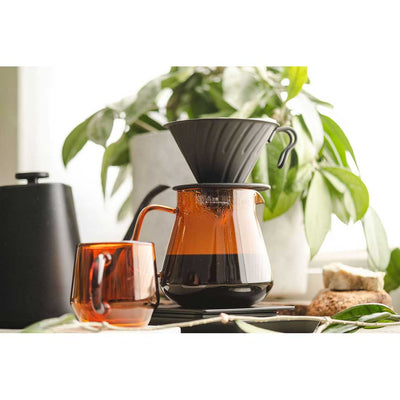 V60 Metal Coffee Dripper 02 - Black - Pour - Over Dripper | Altohaus