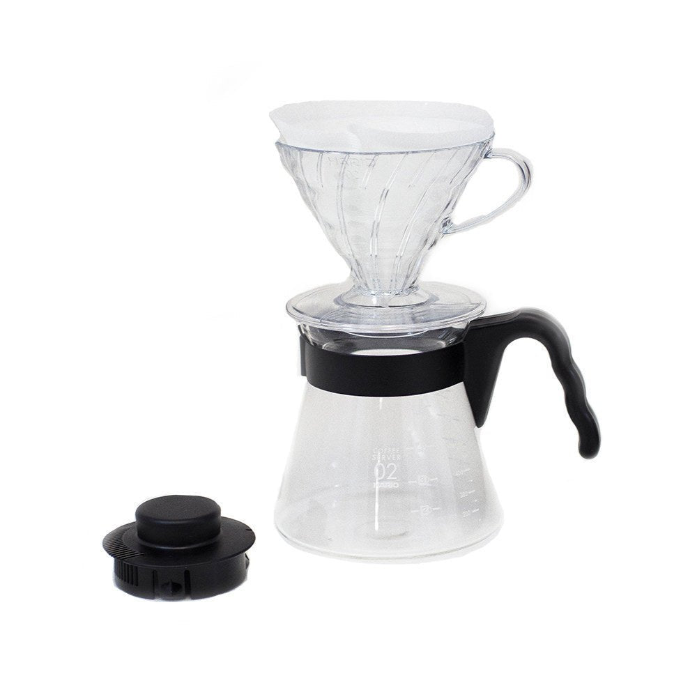 Hario V60 02 Pour Over Coffee Starter Kit - Black - Brewers & Pour - Over | Altohaus
