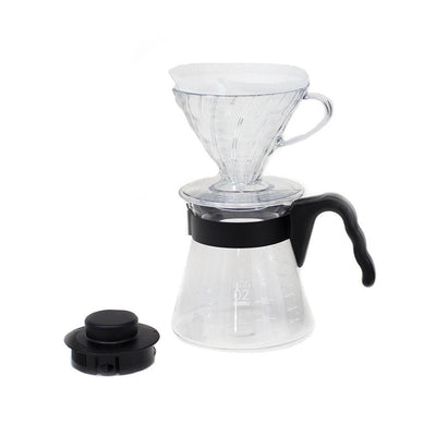 Hario V60 02 Pour Over Coffee Starter Kit - Black - Brewers & Pour - Over | Altohaus