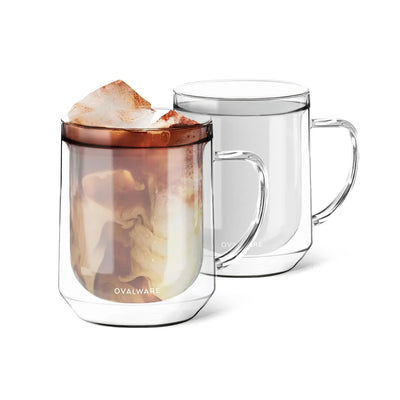 Double Wall Mug - 500ml/17oz (Set of 2) - Cups & Drinkware | Altohaus