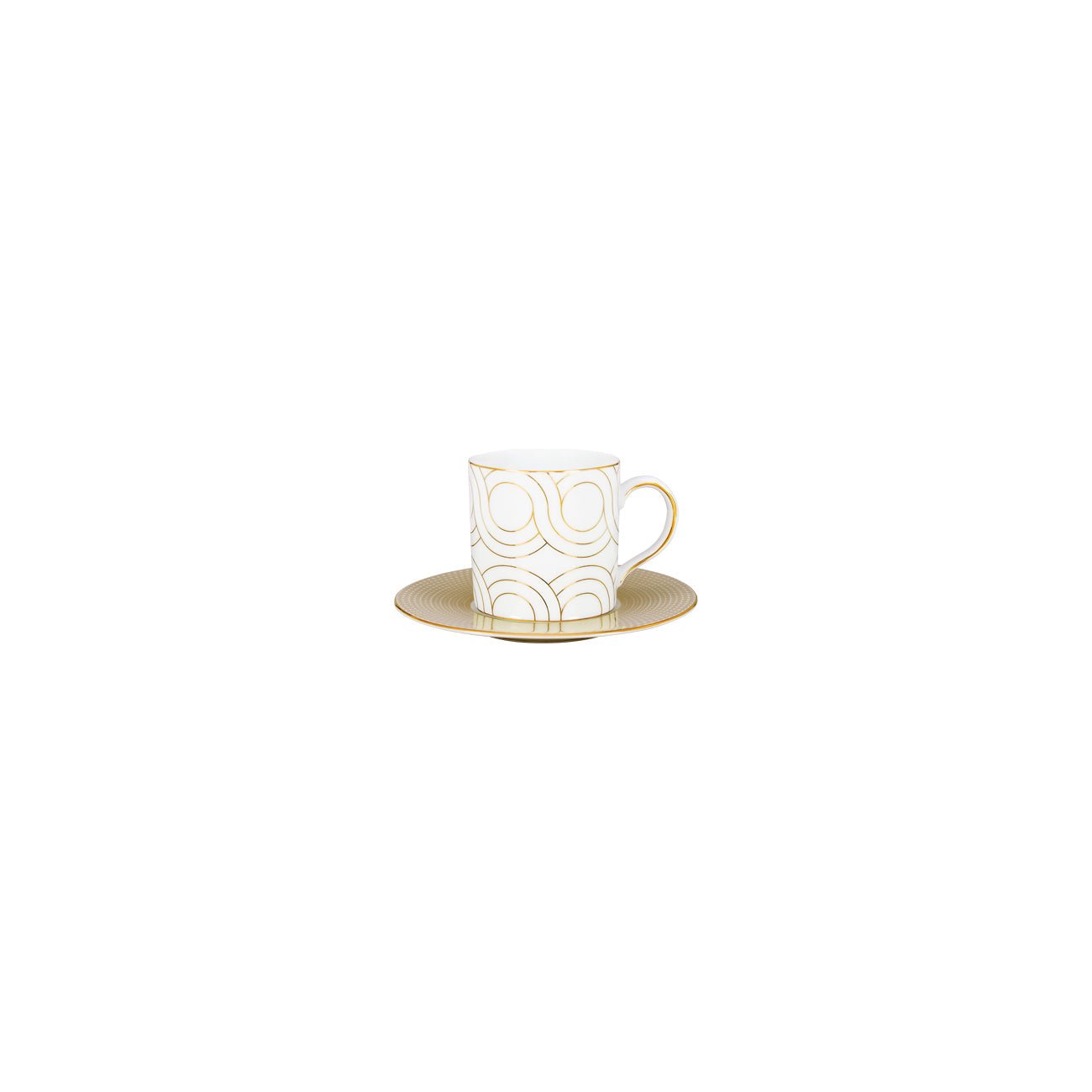 Infinity Espresso Cup + Saucer (Set of 4) - Cups & Drinkware | Altohaus