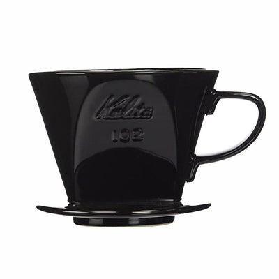 Kalita Style 102 Ceramic Coffee Dripper - Black - Pour - Over Dripper | Altohaus