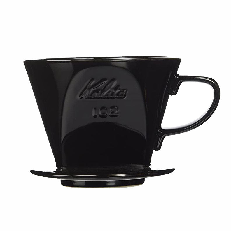 Kalita Style 102 Ceramic Coffee Dripper - Black - Pour - Over Dripper | Altohaus