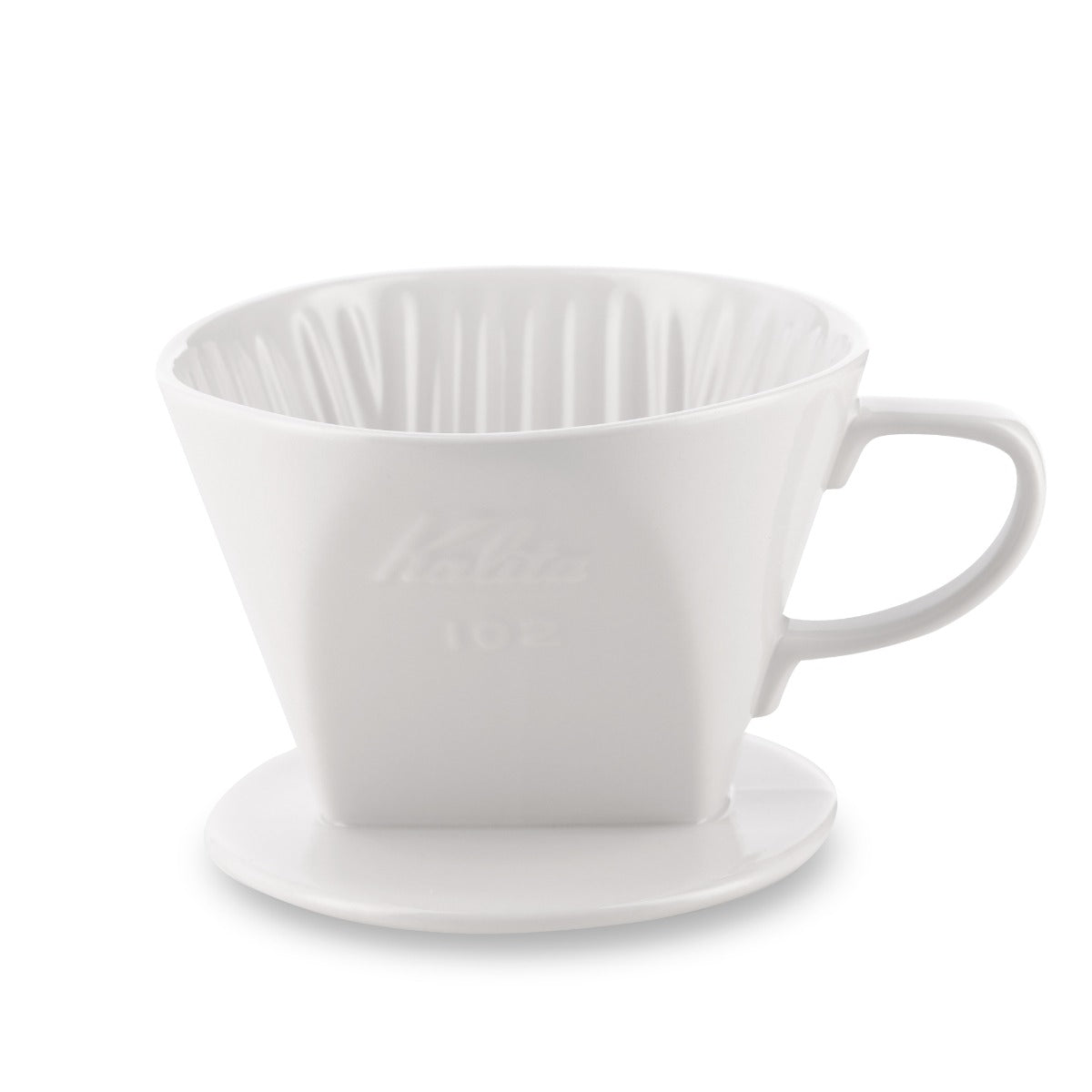 Kalita Style 102 Ceramic Coffee Dripper - White - Pour - Over Dripper | Altohaus