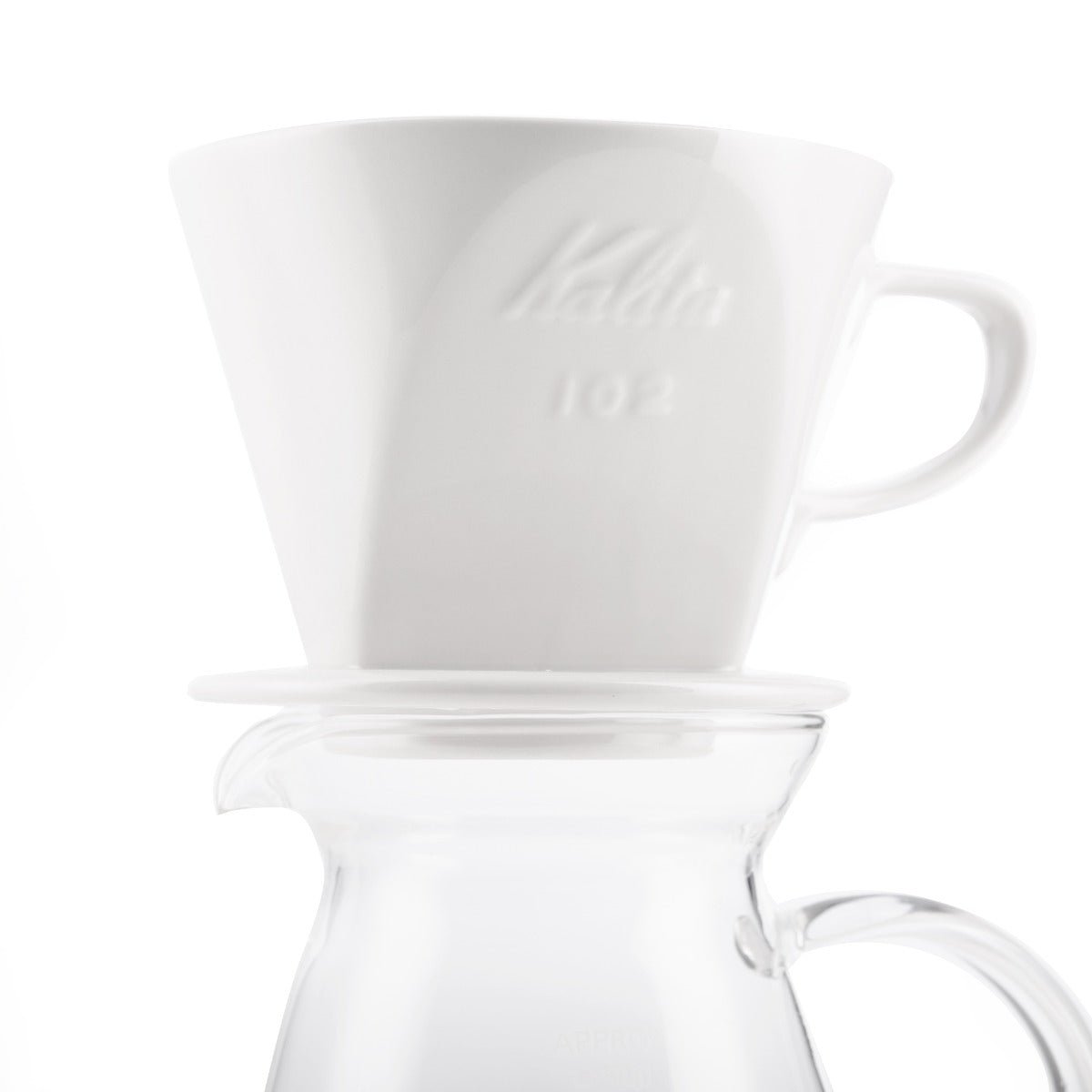 Kalita Style 102 Ceramic Coffee Dripper - White - Pour - Over Dripper | Altohaus