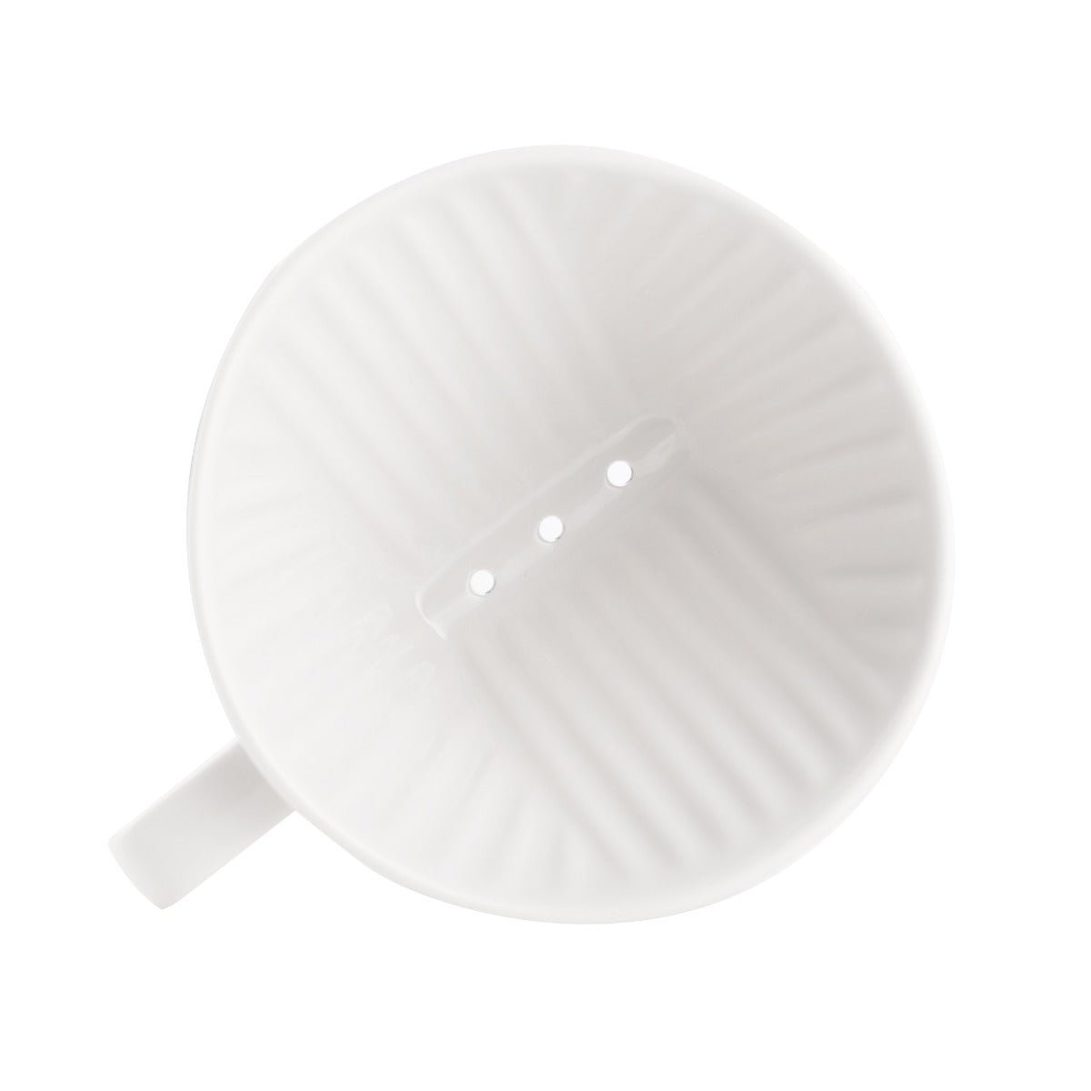 Kalita Style 102 Ceramic Coffee Dripper - White - Pour - Over Dripper | Altohaus