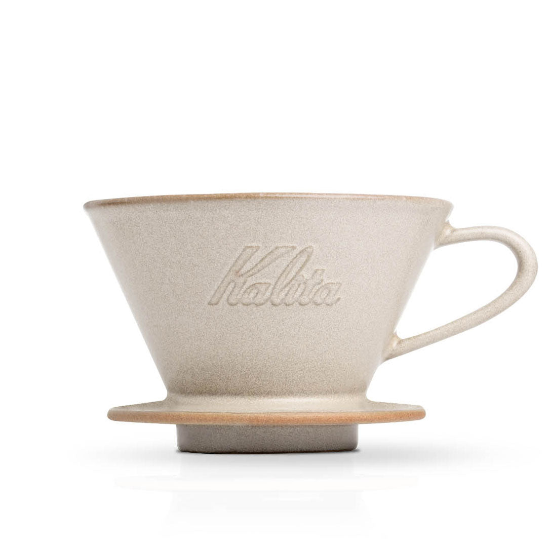 Kalita MINO Ceramic Dripper 185 - Sand Beige - Pour - Over Dripper | Altohaus