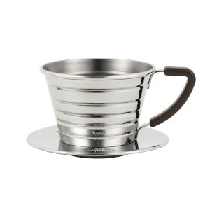 Kalita Wave 155 Stainless Steel Coffee Dripper - Brewers & Pour - Over | Altohaus