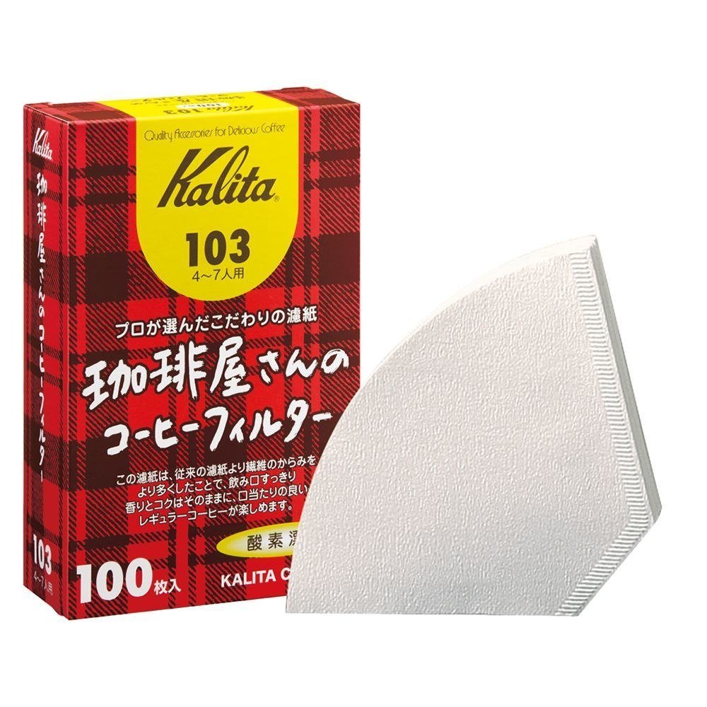 Kalita 103 Paper Filter White (100ct) - Paper Filter | Altohaus