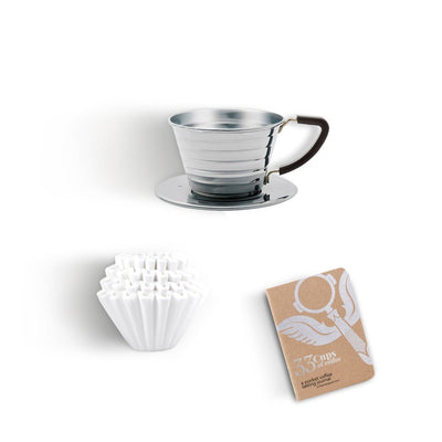 Kalita Wave 155 Basic Pour Over Coffee Kit - Stainless Steel - Pour - Over Kit | Altohaus