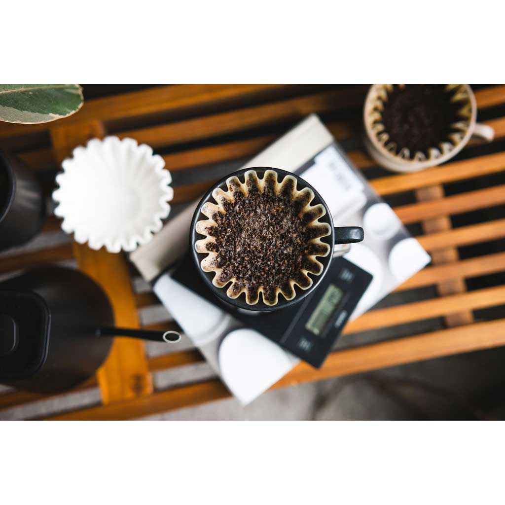 Kalita MINO Ceramic Dripper 185 - Sand Black - Pour - Over Dripper | Altohaus