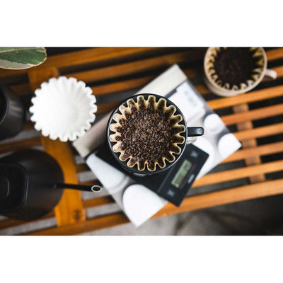 Kalita MINO Ceramic Dripper 185 - Sand Black - Pour - Over Dripper | Altohaus
