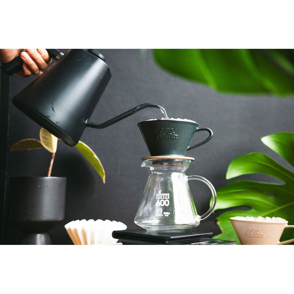 Kalita MINO Ceramic Dripper 185 - Sand Black - Pour - Over Dripper | Altohaus