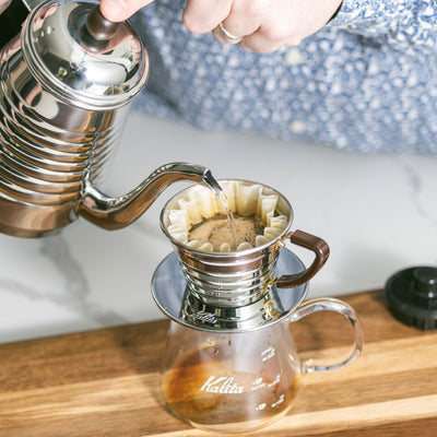 Kalita Wave 155 Stainless Steel Coffee Dripper - Brewers & Pour - Over | Altohaus